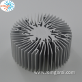 custom led aluminum round heatsink extrusion